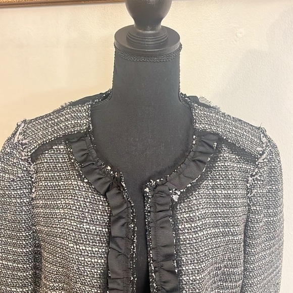 Apostrophe Plus Size Elegant Cotton Blend Blazer, Sz. 16P. - Picture 3 of 13